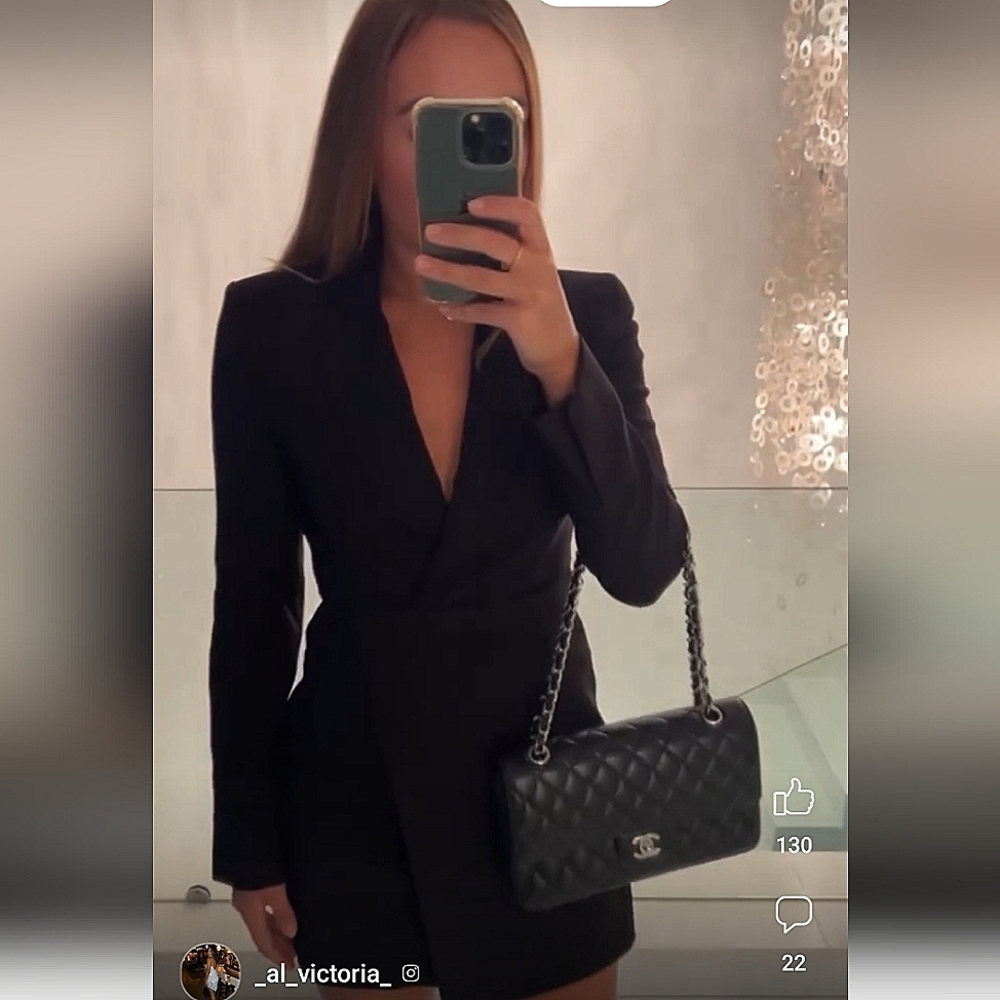 ZARA * Black Blazer Dress - Picture 3 of 10